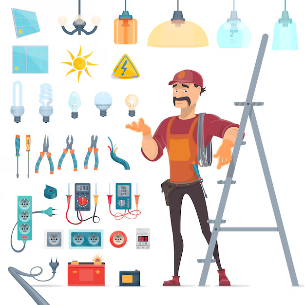 Inventaire des outils de l'électricien